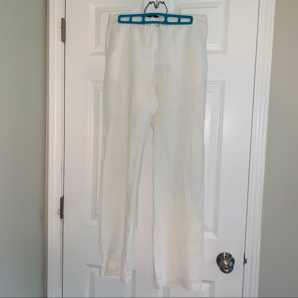 🌟H&M White Linen Pants